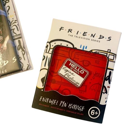 Friends SET OF 3 Magnet Regina Pin Lip Balm Friends TV Show Fan Phoebe Buffay - Picture 2 of 8